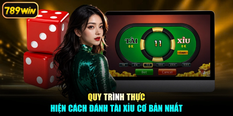 Quy trình thực hiện cách đánh tài xỉu cơ bản nhất